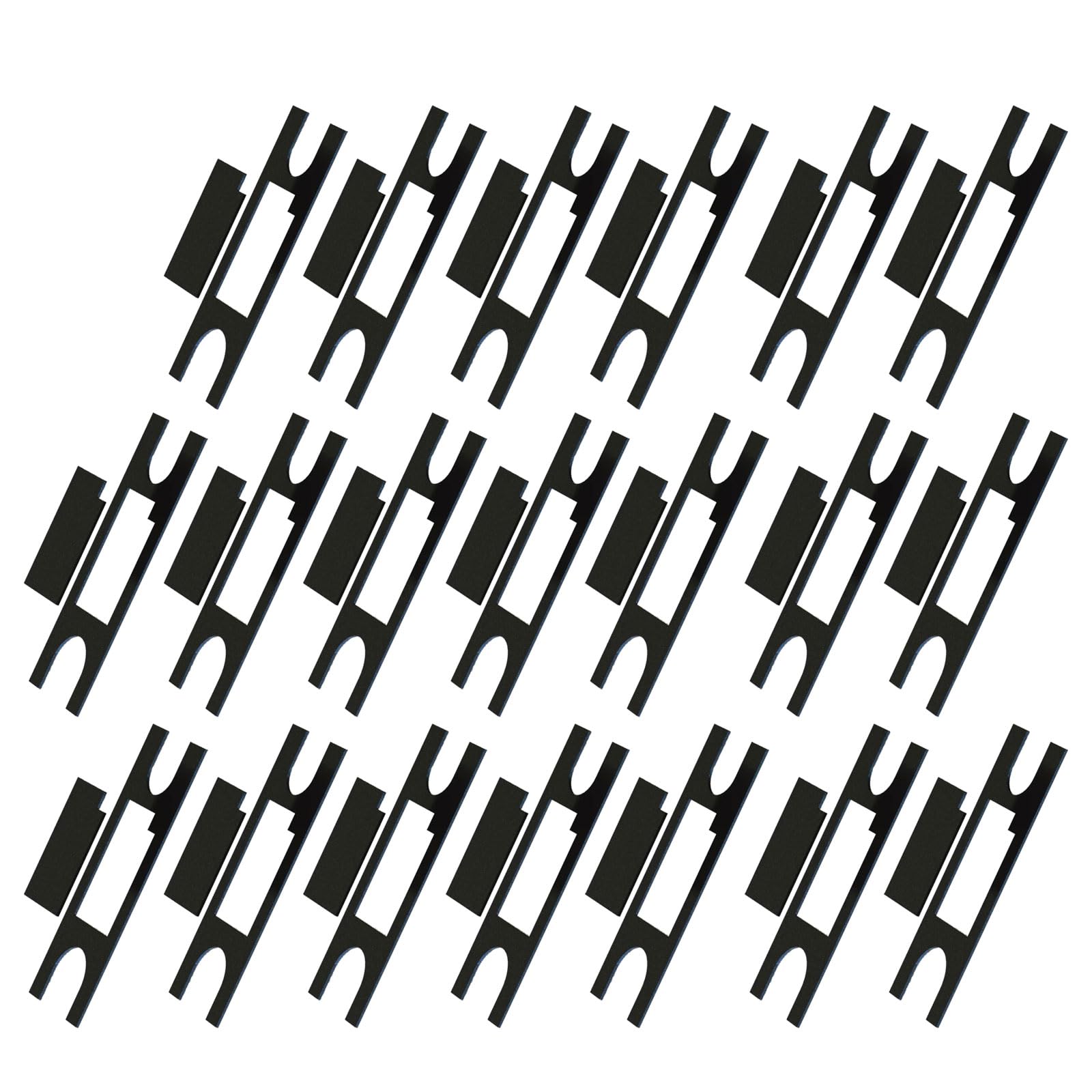 Maxtonser 20Piece Keyboards Switches Stabilizers Pad High Densities Poron Materials Long Lasting Wear Resistance Quiet Operations