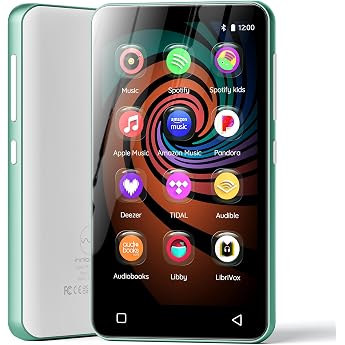 160 GB MP3 Player with Bluetooth and WiFi, innioasis Music Player with Spotify, Amazon Music, 4 Inch Touchscreen Android MP4 