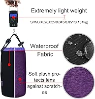 Vista 5 de CADeN Juego de 4 fundas de repuesto compatibles con Canon, Nikon, Sony, Pentax, Olympus (pequeña, mediana, grande, X grande) funda protectora gruesa