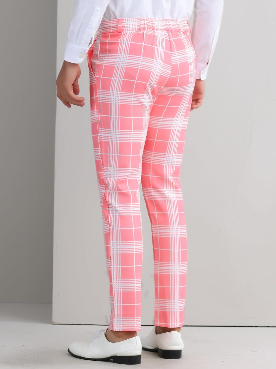 Calça social xadrez masculina frente lisa chino cores contrastantes negócios tartan calças em promoção! Veja a oferta e mais achadinhos de Calças 9 Hoje é o melhor dia para comprar Calça social xadrez masculina frente lisa chino cores contrastantes negócios tartan calças com aquele preço maroto! Promoção! Aproveite a oferta! 9