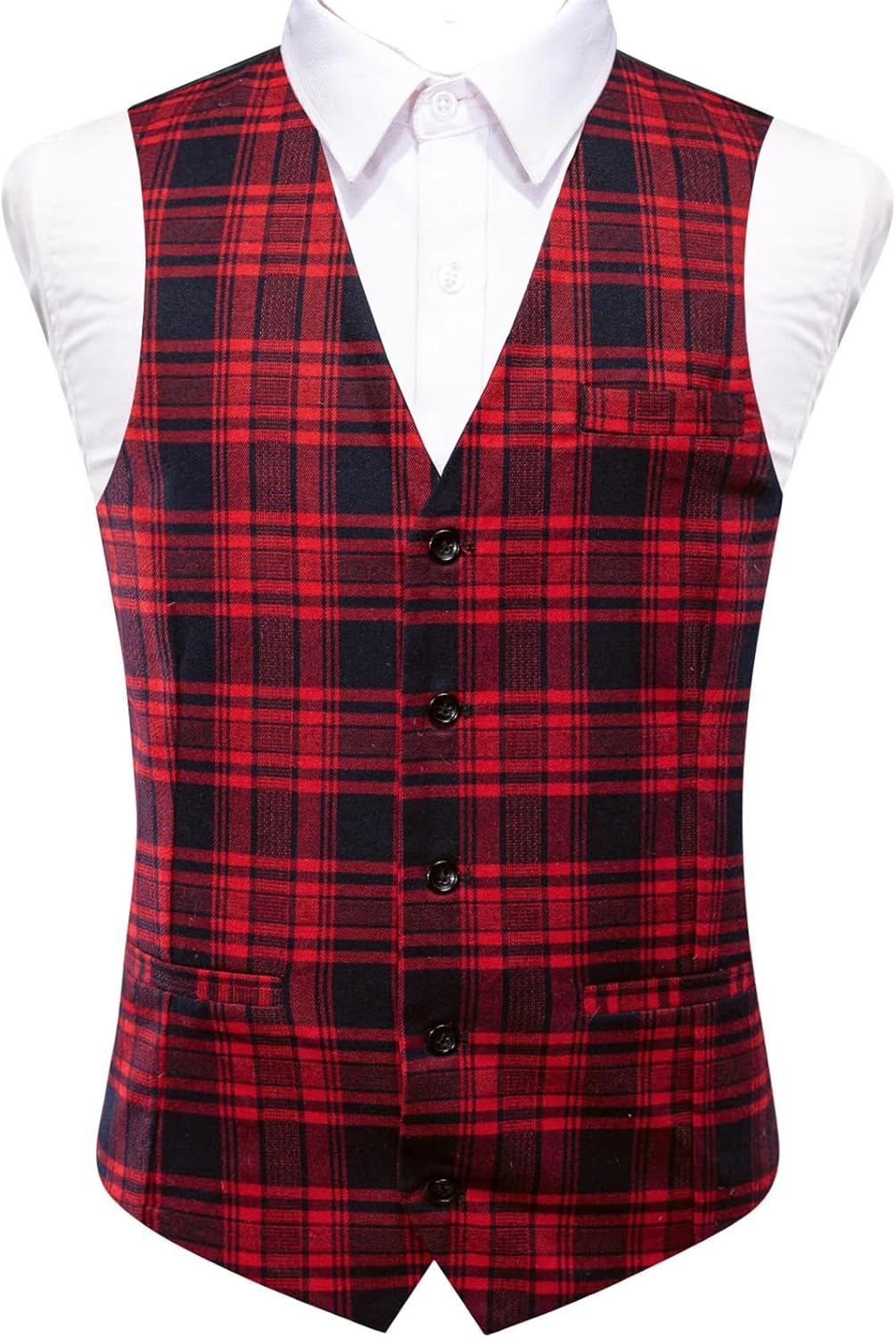 Mens Vest Striped Waistcoat Sleeveless Wedding Business Silver Gold Blue Yellow Red Men's Casual Vest