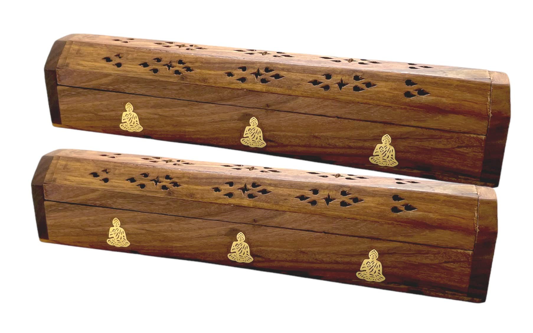 Amazon.com: Crystalo - 2 Pack Wooden Coffin Incense Sticks
