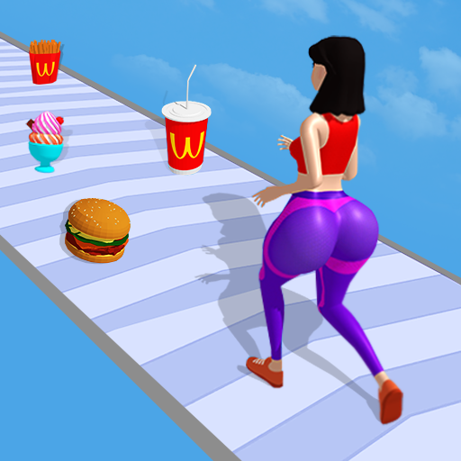 Twerking Legend Fat Runner Big Butt Challenge Puzzle 3D: Twerking Booty Junk Food Runner Thick Body Battle Fun Running Game