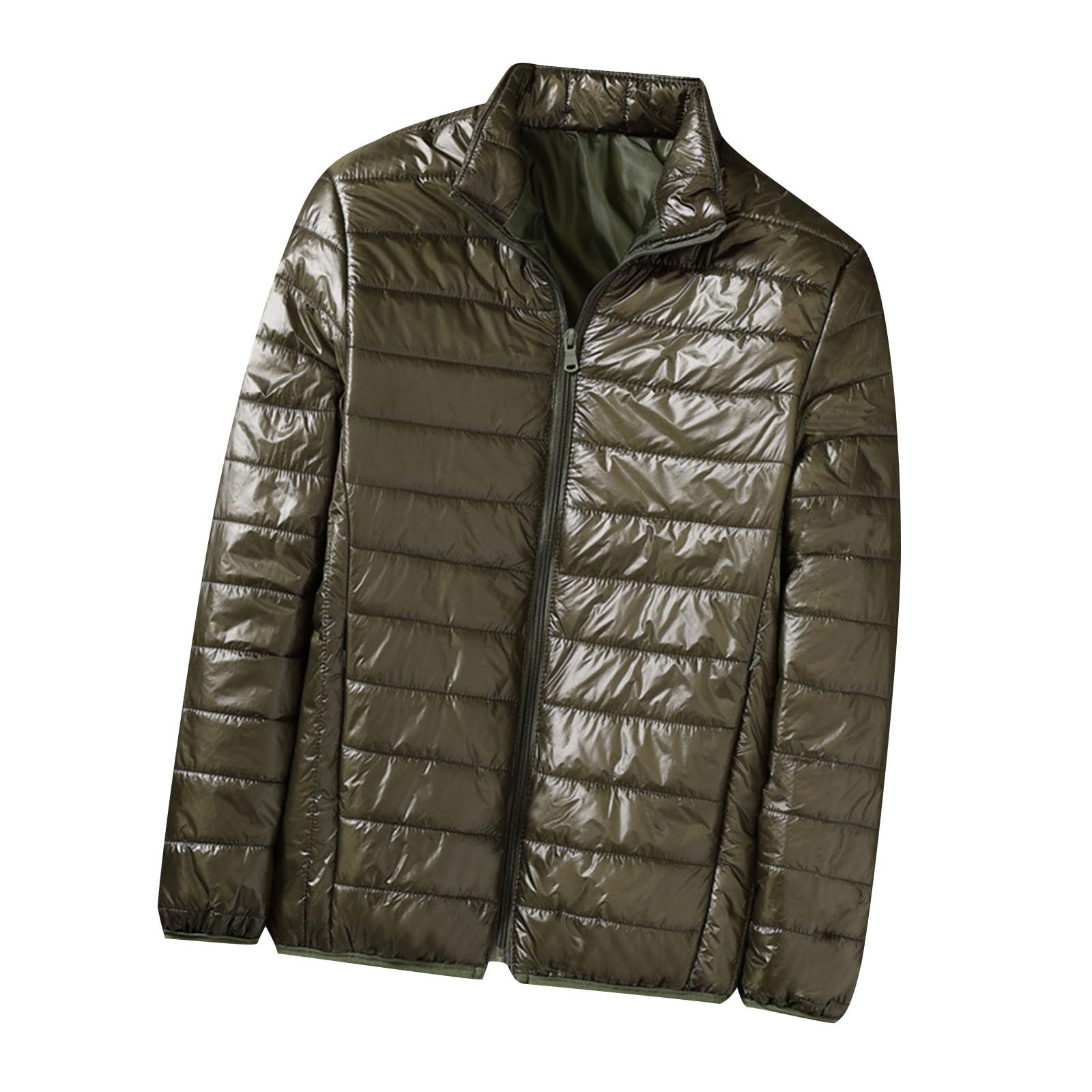Mens Puffer Jackets Oversized down Jackets Winter Warm Quilted Puffer Jacket Coats Baggy Jackets Zipper Cardigans
