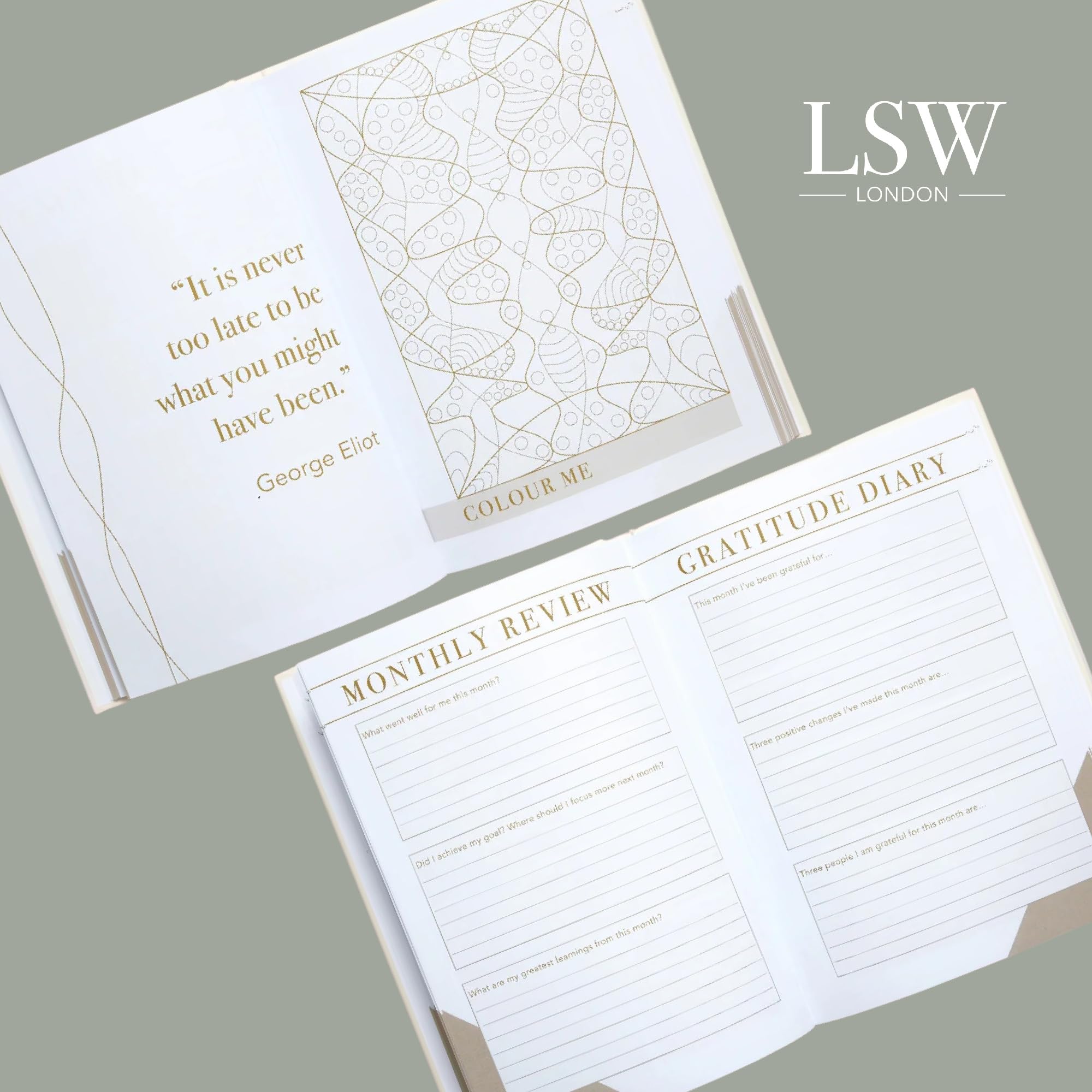 LSW London Undated 3-Month Morning Notes Journal - Image 4