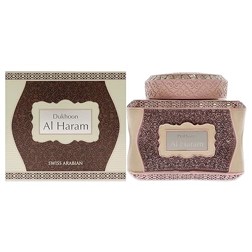 SWISS ARABIAN Dukhoon Al Haram - Productos de lujo de Dubai - Incienso en polvo de fragancia duradera y adictiva para el hogar - Dale a tu hogar un