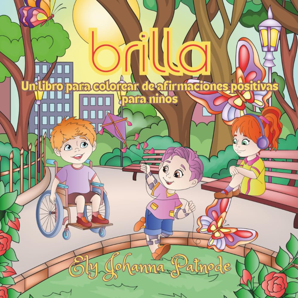 Brilla: Un libro para colorear de afirmaciones positivas para niños
