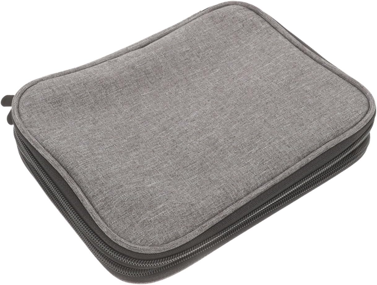 COHEALI Large Capacity Knitting Needle Storage Bag Wire Loop Set Crochet Organizer Bag Needle Carrying Case