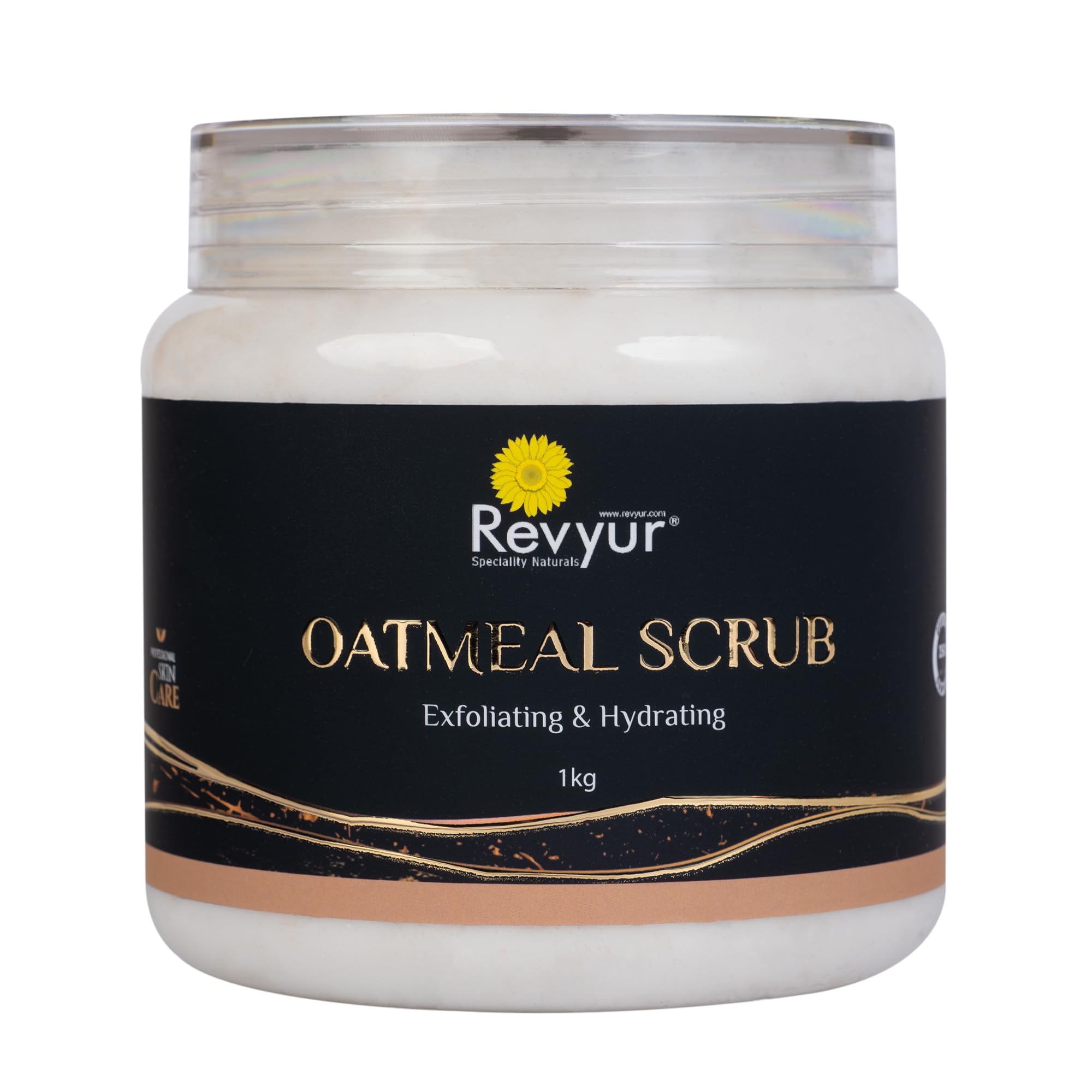 Revvur Speciality Naturals Oatmeal Scrub, Exfoliating and Hydrating, 1 kg-image-41
