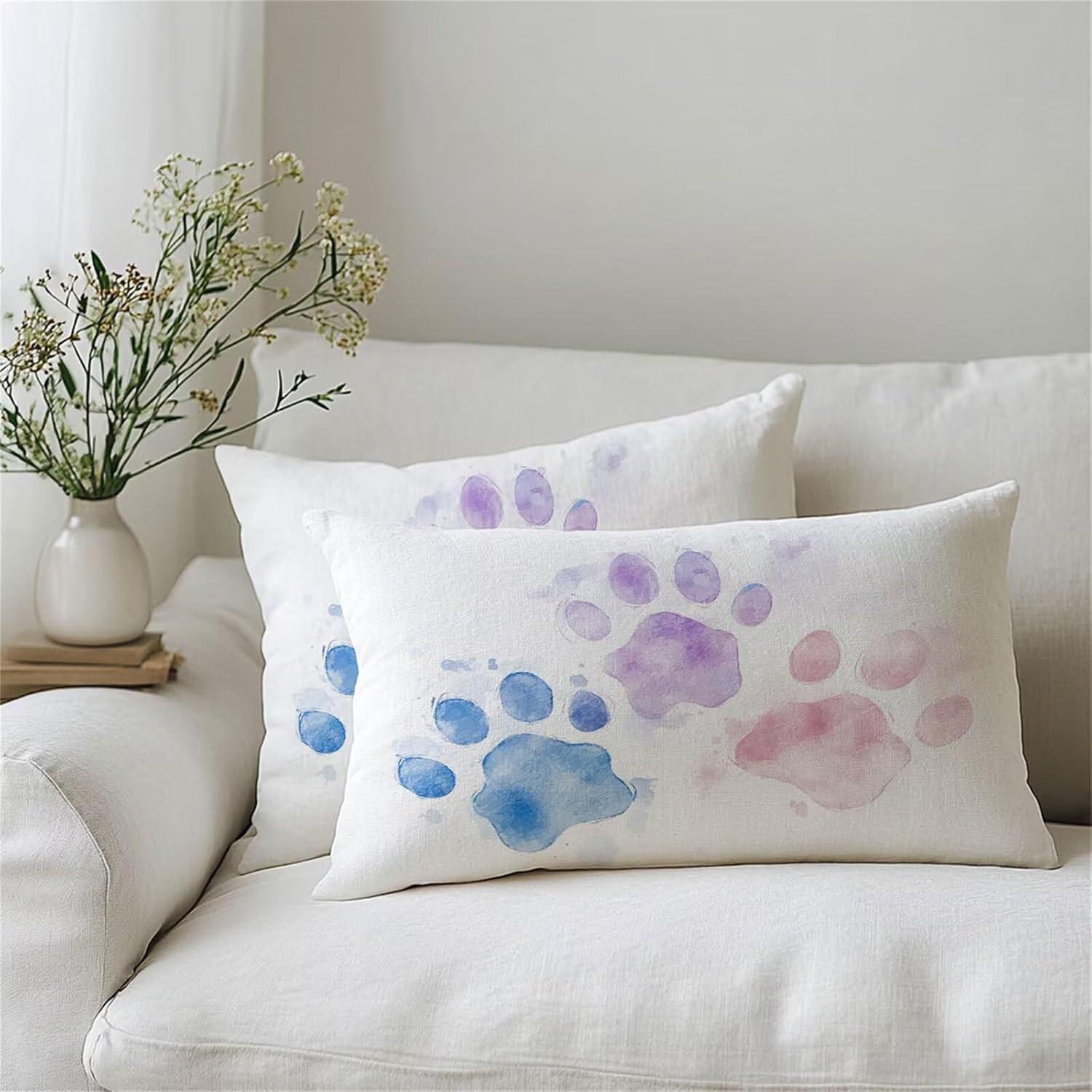 ピンク クッションカバー 60x90 cm 大型クッションカバー おしゃれ 猫 ベルベット cushion covers 両面プリン