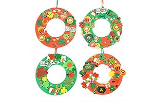 TINYFUTURE DIY St Patrick's Day Foam Wreath Crafts Kits
