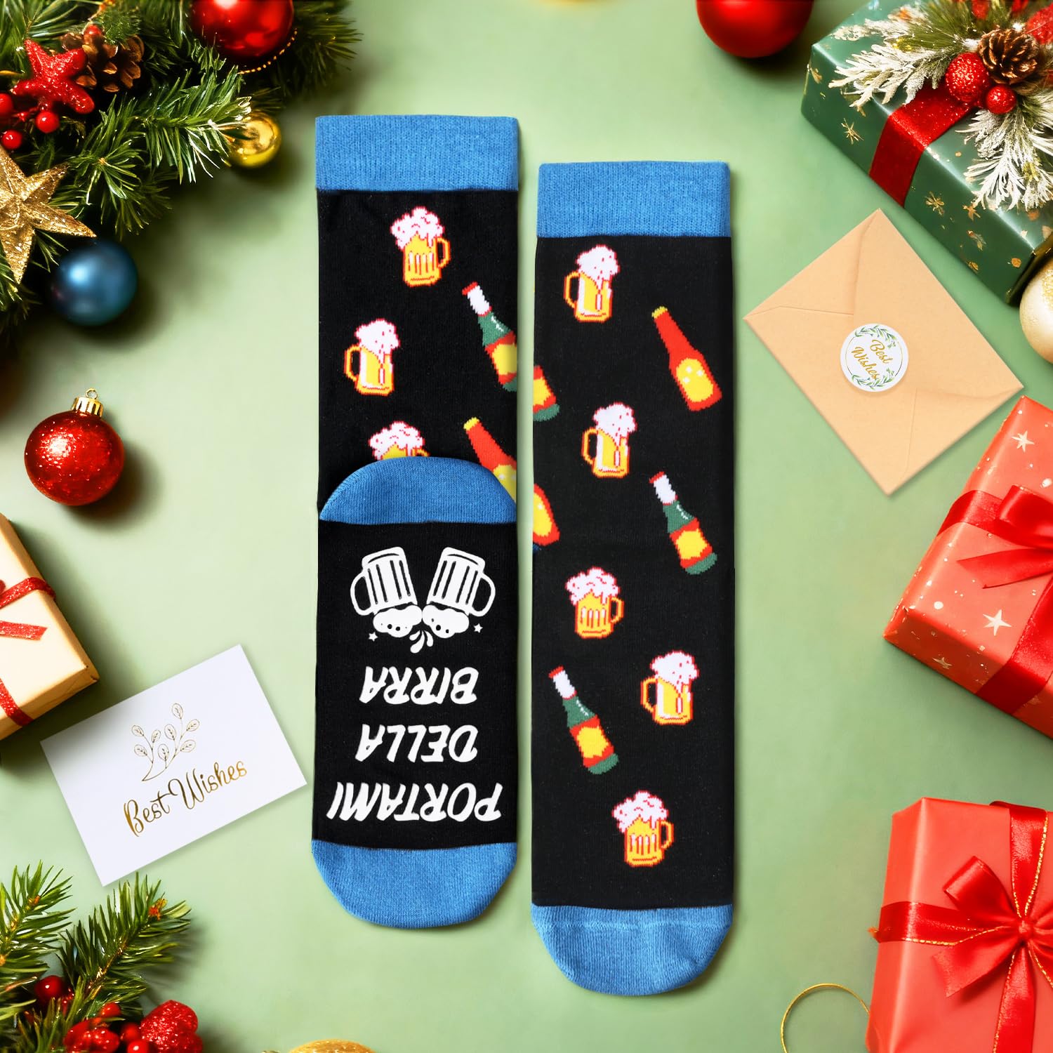 iZoeL Calzini Uomo Donna Calzini Divertenti/Fantasia/Natalizi/Termici/Invernali Se vedi Questo, Portami Del - Regali Natale Capodanno San Valentino per Papà Mamma Marito Moglie Fidanzata Fidanzato