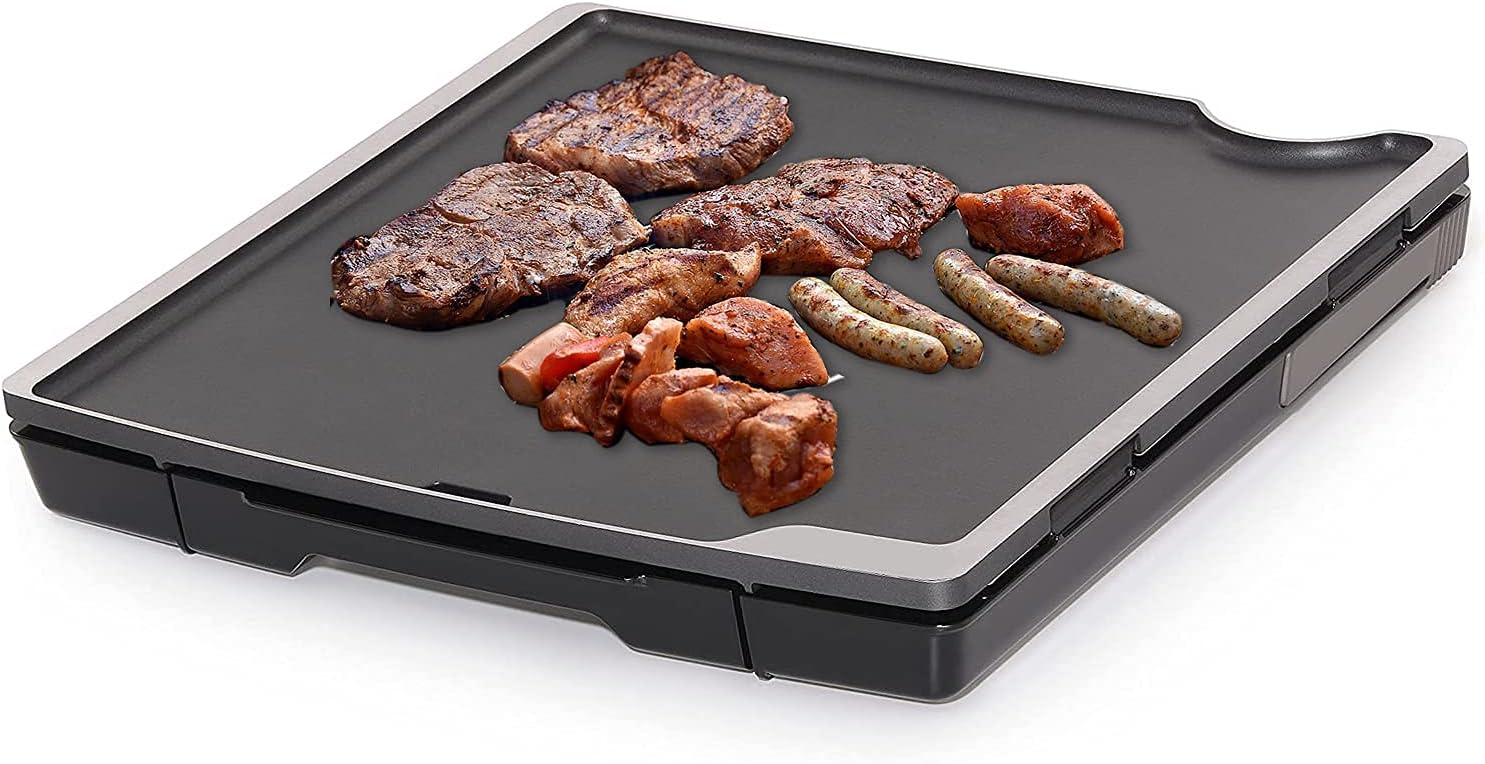 Buy 19Inch NonStick Electric Griddles with SlideOut Drip Tray for