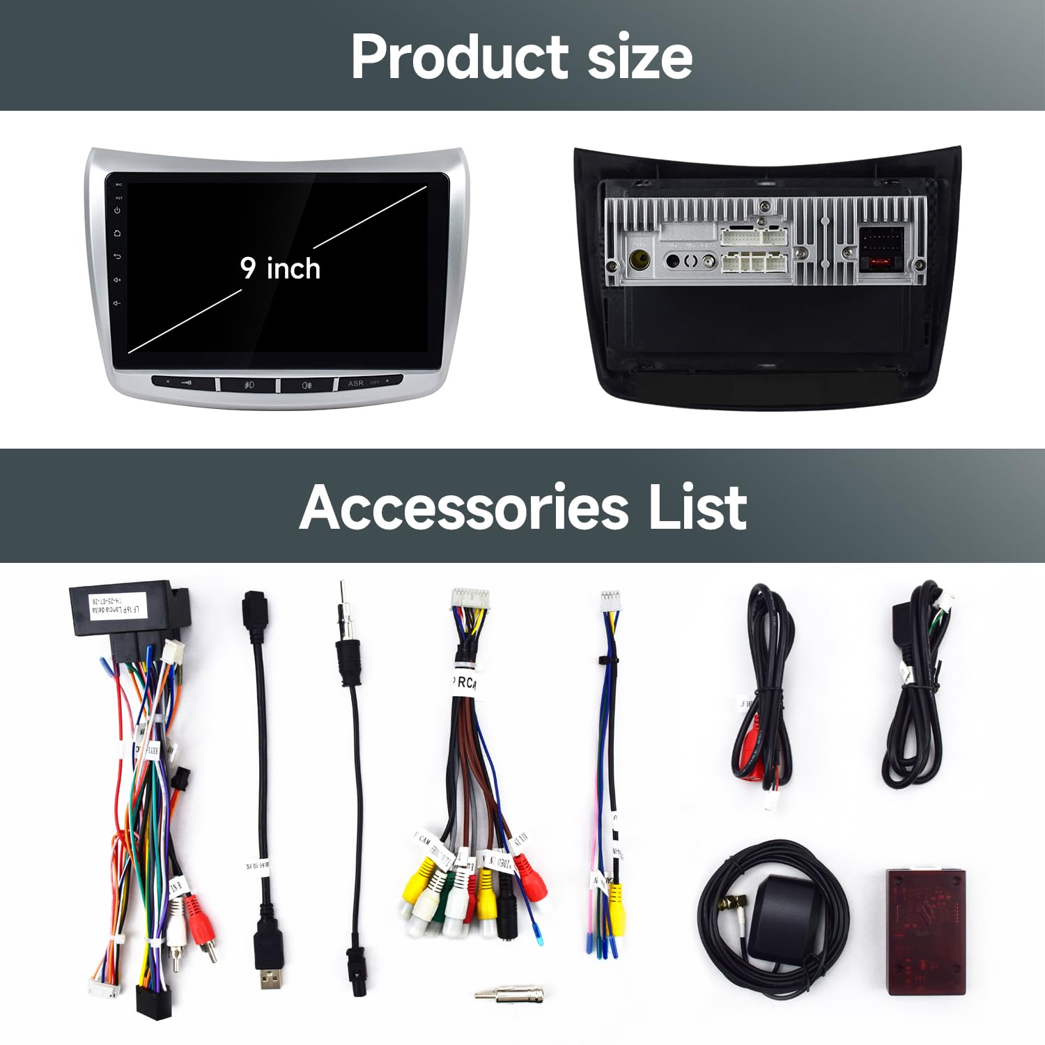 Lancia Delta [2008–2014] Autoradio CarPlay, Android Auto, 9 Pollici Touch GPS, Bluetooth, DSP, Wi-Fi, USB, Retrocamera, Playstore OCTACORE 4GB RAM 64GB ROM