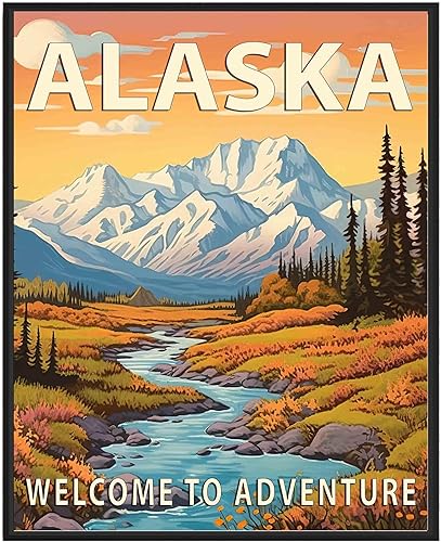 Miniatura 24 de Póster artístico de Tennessee, decoración artística de paisaje retro de Estados Unidos, pintura de montaña y paisaje de aventura para dormitorio,