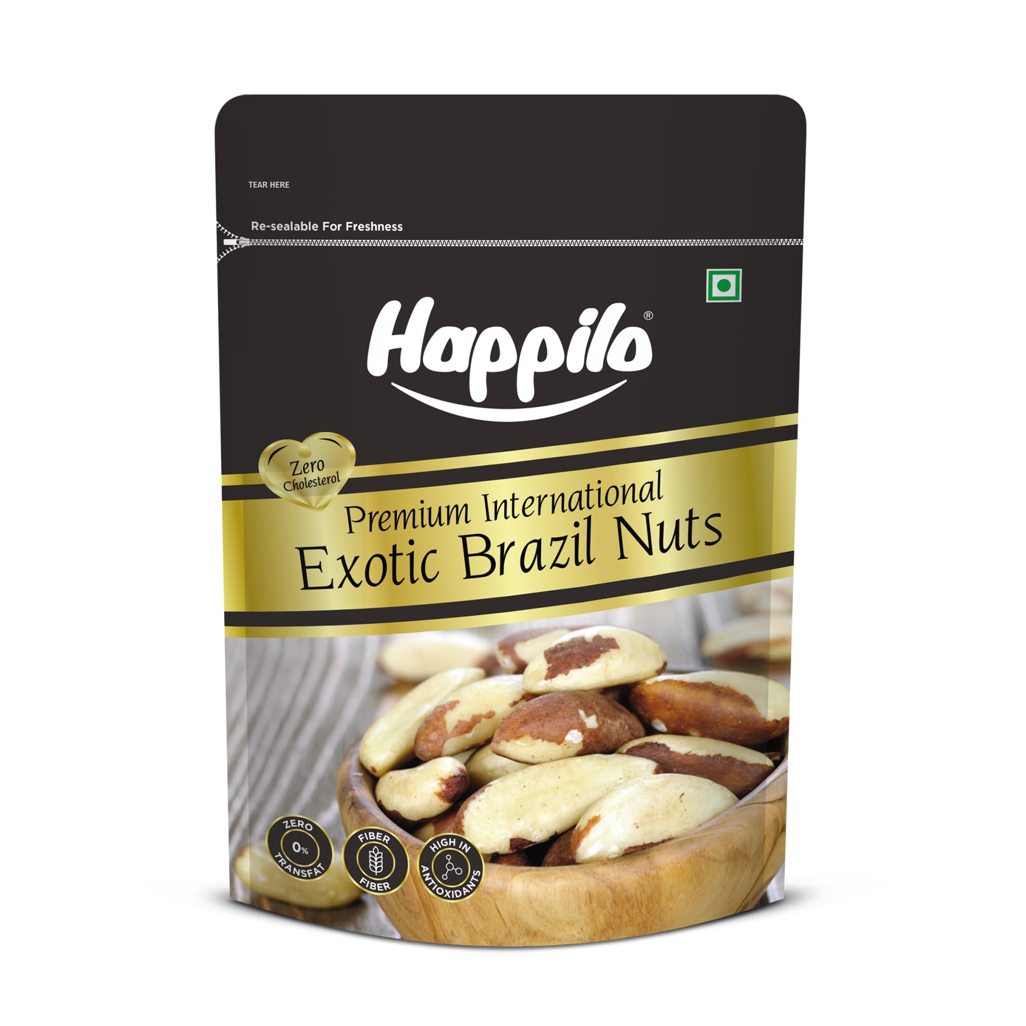 Happilo Premium International Exotic Dried Brazil Nuts 150g Amazon/Brazilian Nut without Shell, Healthy Crunchy Protein Snack, 150 g (Pack of 1) (B07587K8RS) Amazon Price History, Amazon Price Tracker