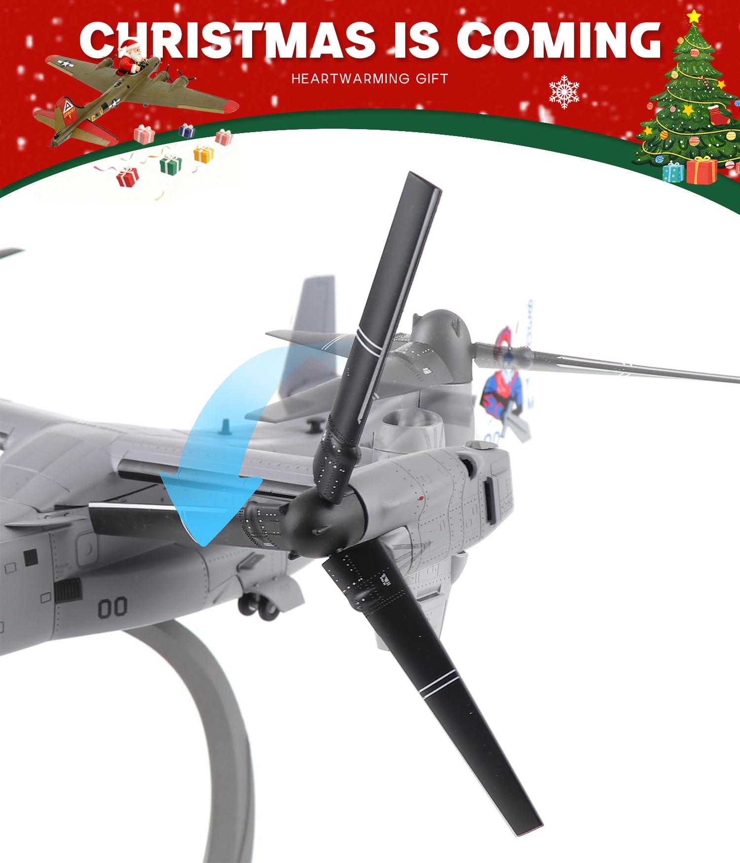 Amazon.co.jp: NUOTIE V-22 オスプレイ 1/72 スケールモデル航空機