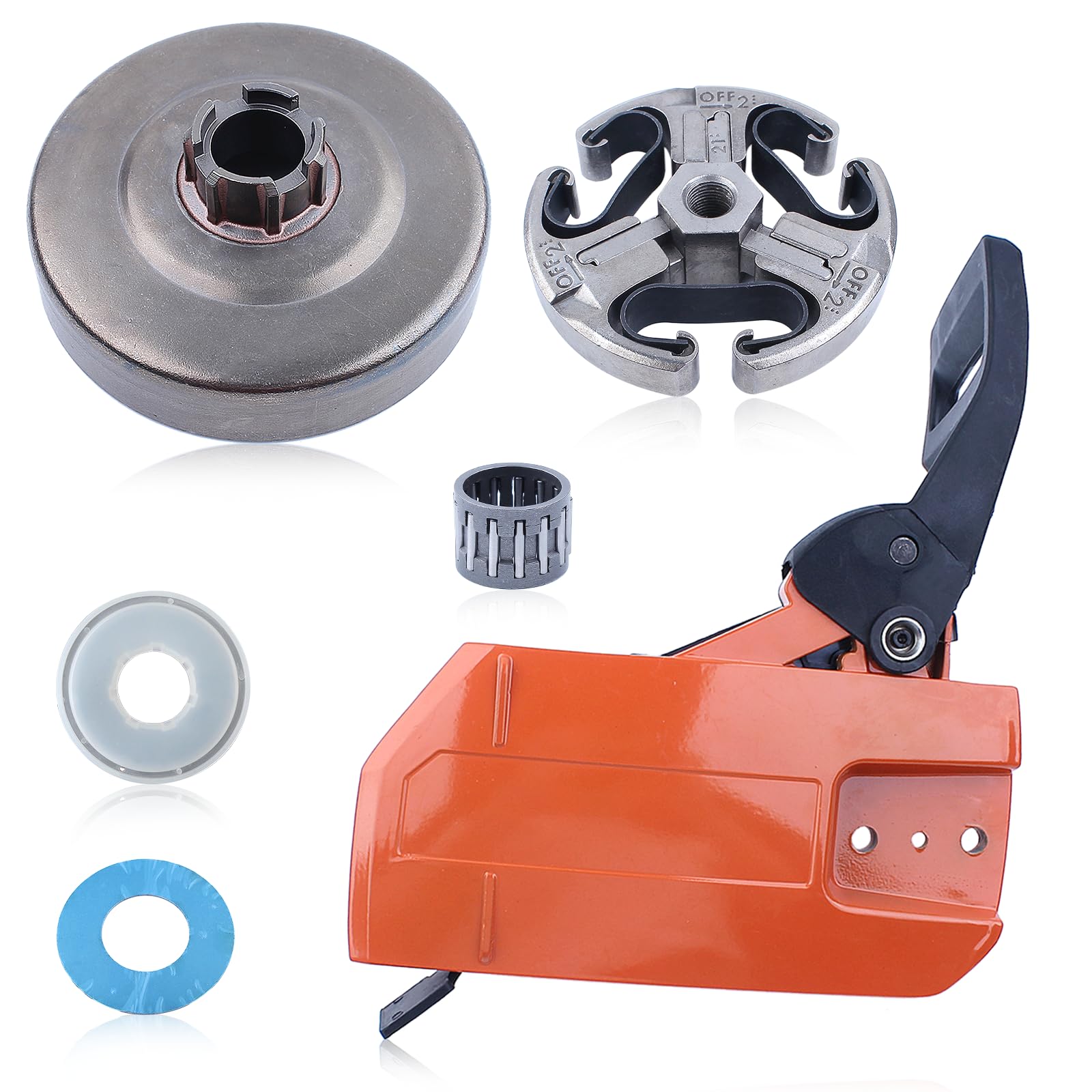 Cadena de Freno Embrague Tambor Piñón Cubierta Buje para Husqvarna 268 272 266 61 66 272XP Piezas de Motosierra