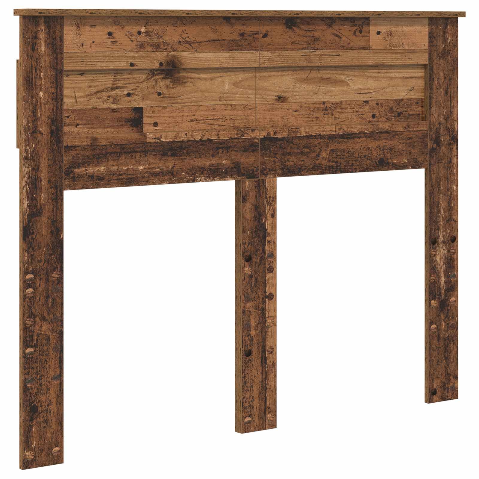 Betten - Cornice per letto in legno vecchio, 120 x 190 cm, con rete a doghe e 2 cassetti, struttura stabile, in legno Urban Chic per camera da letto, camera dei ragazzi, camera degli