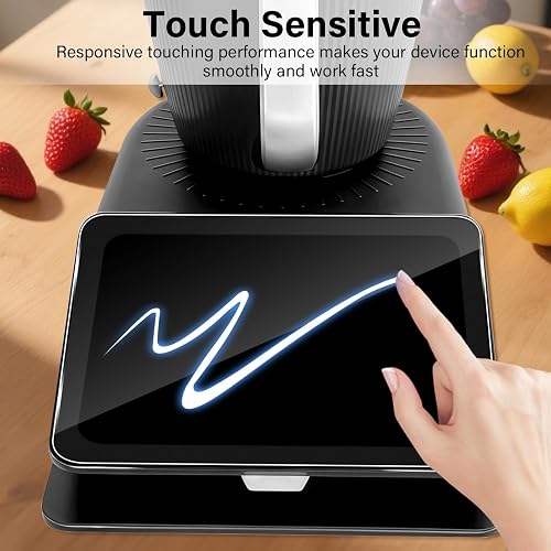 HidWee Compatible with Vorwerk Thermomix TM7 for Tempered Glass Screen Protector, 1 Piece 9H Hardness Protective Glass, Anti-Bubble Screen Protector, Anti-Scratch Tempered Glass Protection, HD Clear - 4