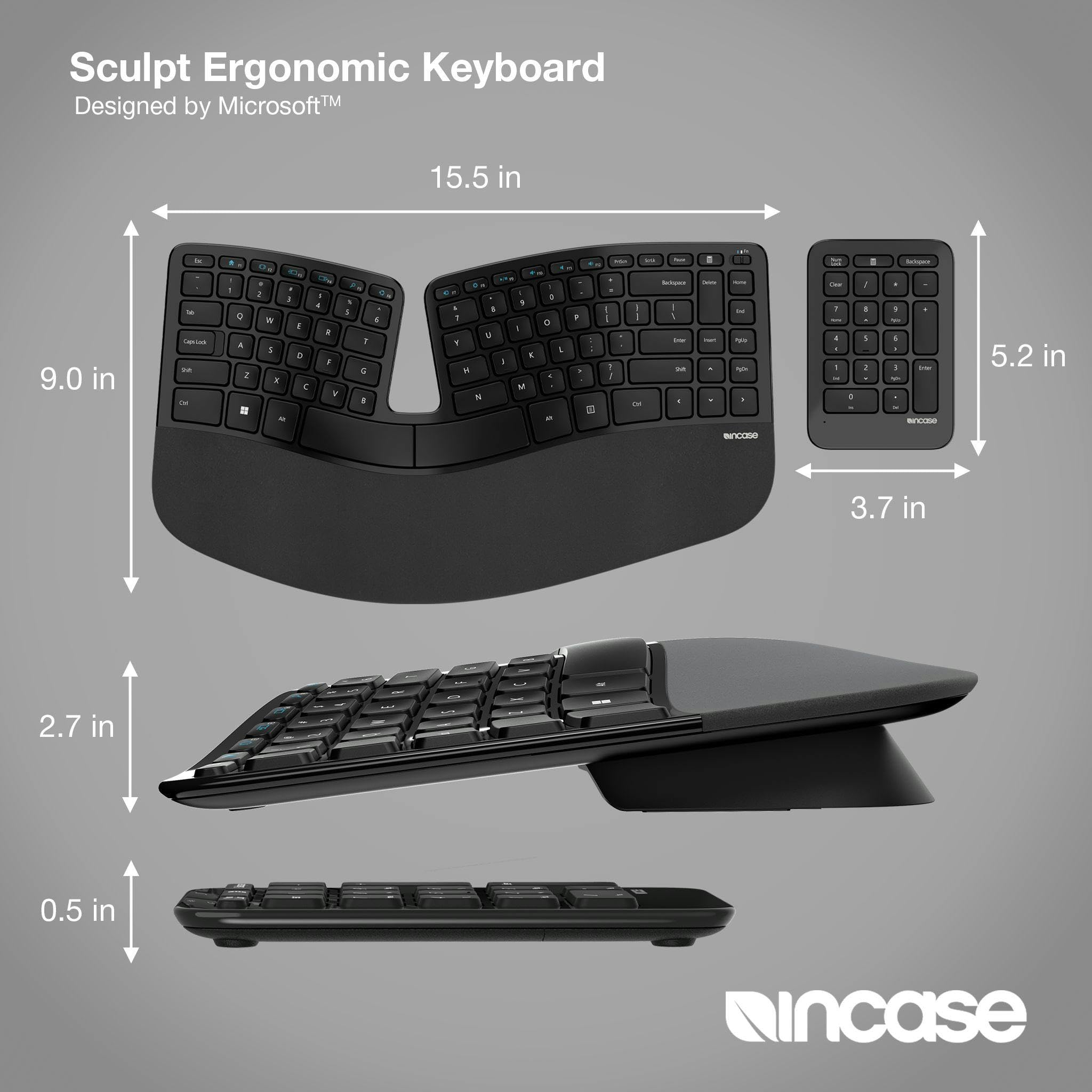 Incase Sculpt Ergonomic Keyboard – Designed by Microsoft