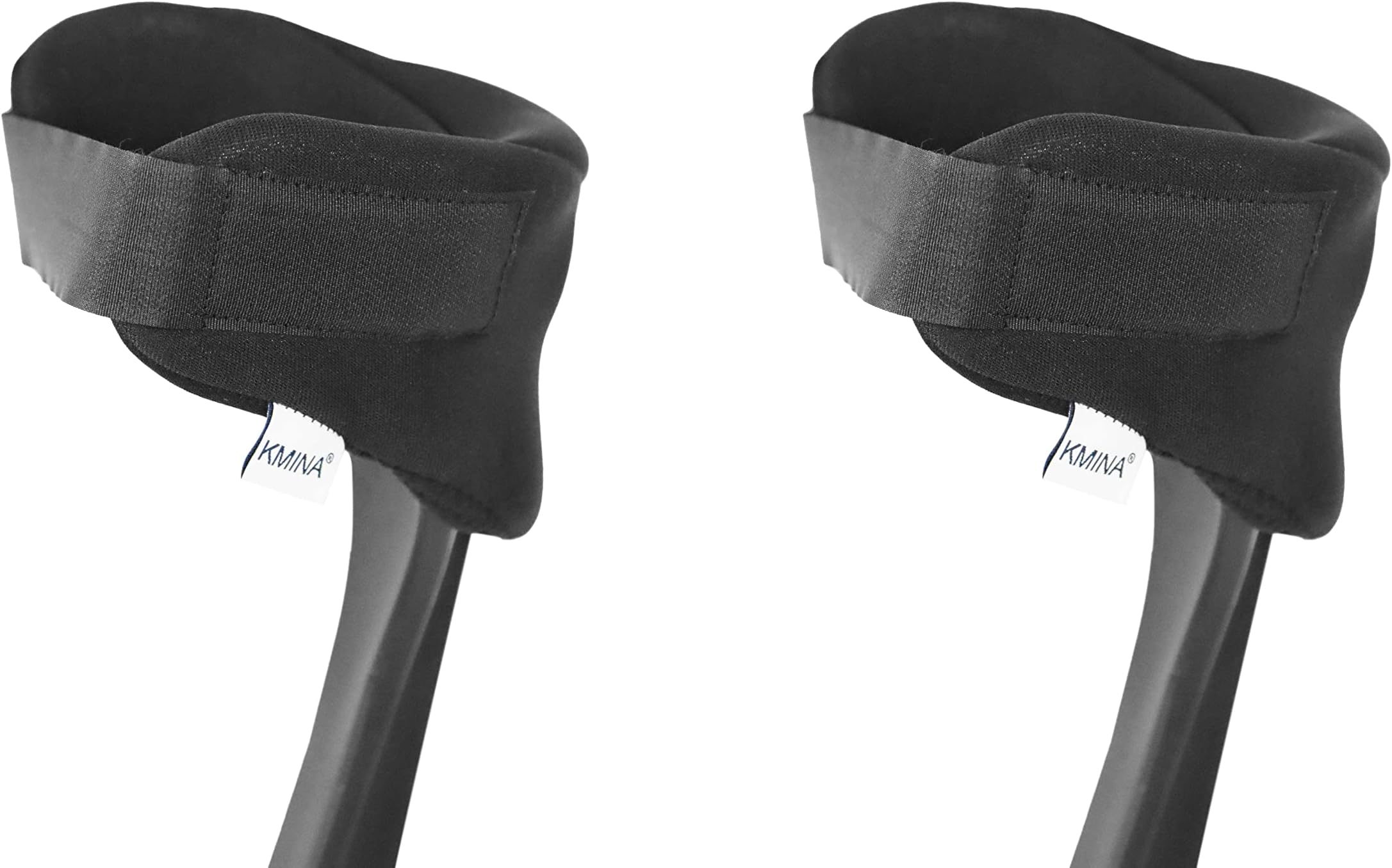 KMINA Elbow Crutch Pads with Velcro (x2 Units), Comfy Covers, Patented - Made in Europe