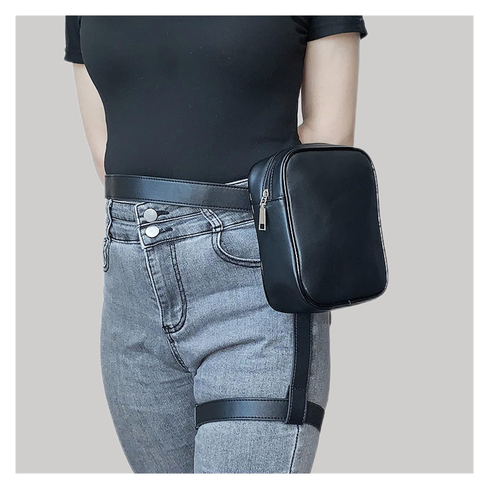 Riñonera para Pierna De Motocicleta, Bolsa De Hombro para Equipo Deportivo De Conducción, para Hombres Y Mujeres.(1)