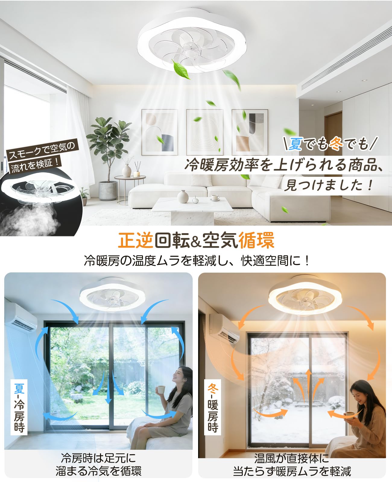 シーリングファンライト led 【2026業界初の花感モデル・160°広角配光】 Amazon.co.jp : TENKOO&YOU シーリングファンライト LED 首振り【2026