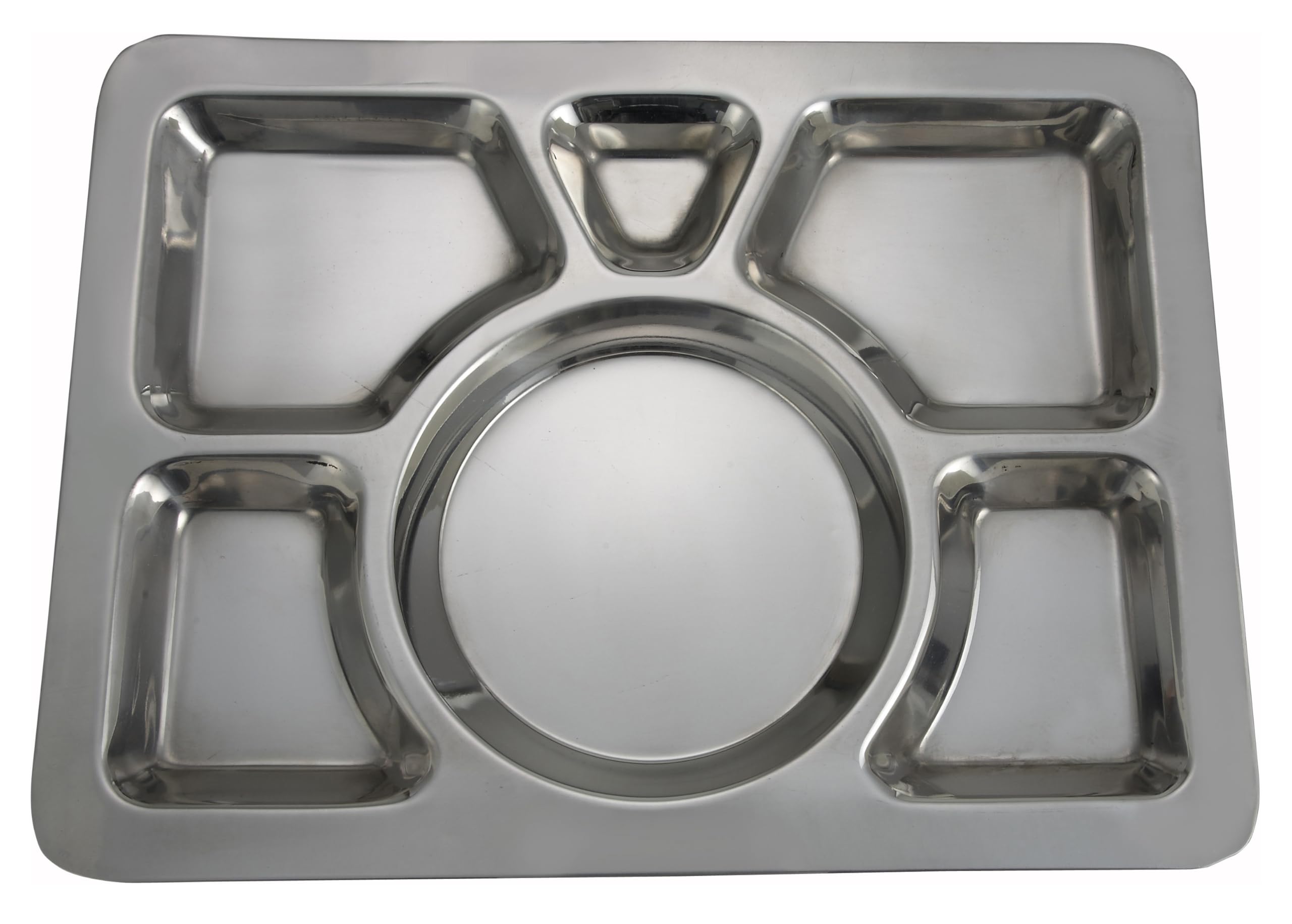 Winco 6-Compartment Mess Tray, Style A