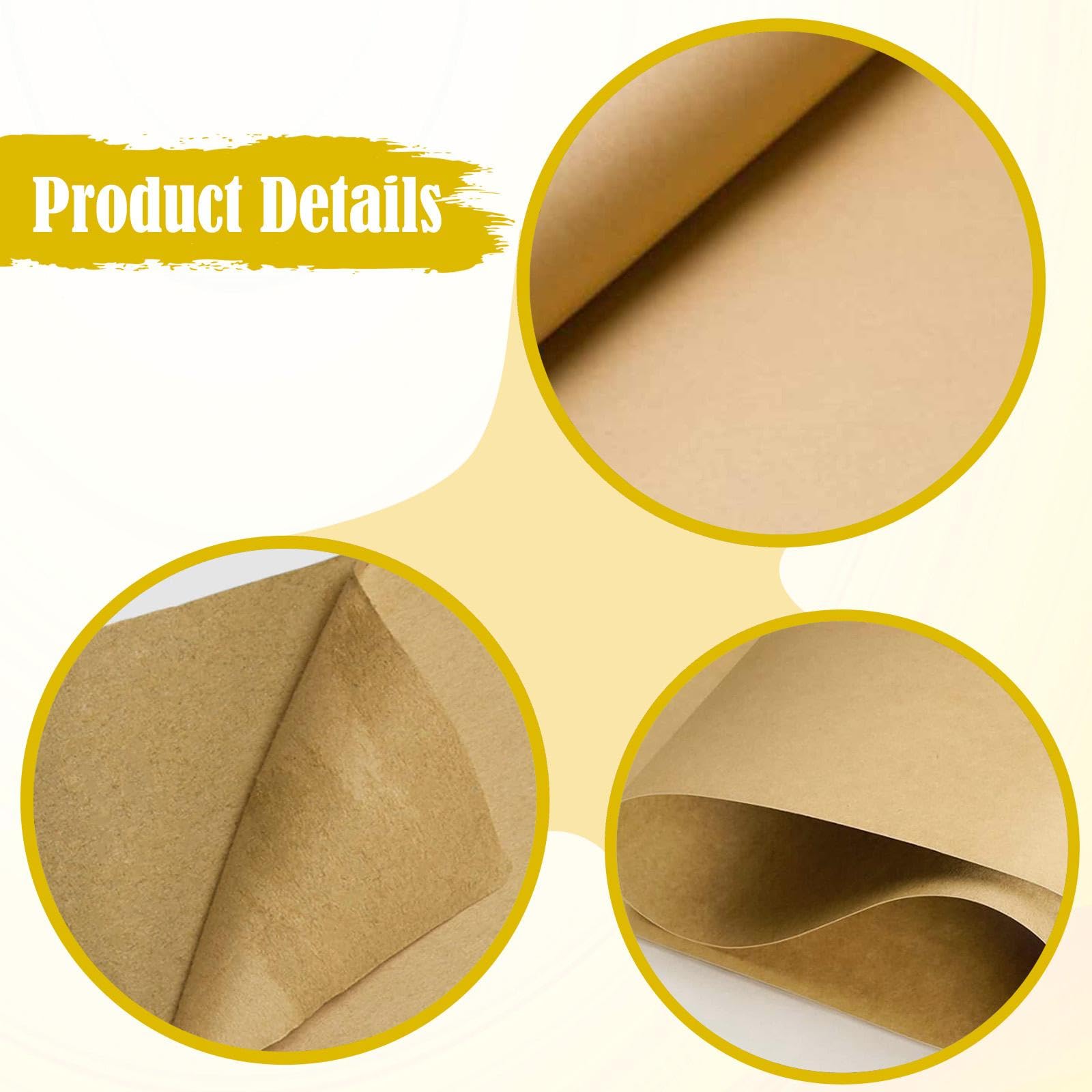 MotiveTech Papier Rouleau Papier D'Emballage Rouleau Colis Papier Décoratif Fibre Vierge Écologique Adapté pour Événement Festif Décoration M, 80 G 30 M