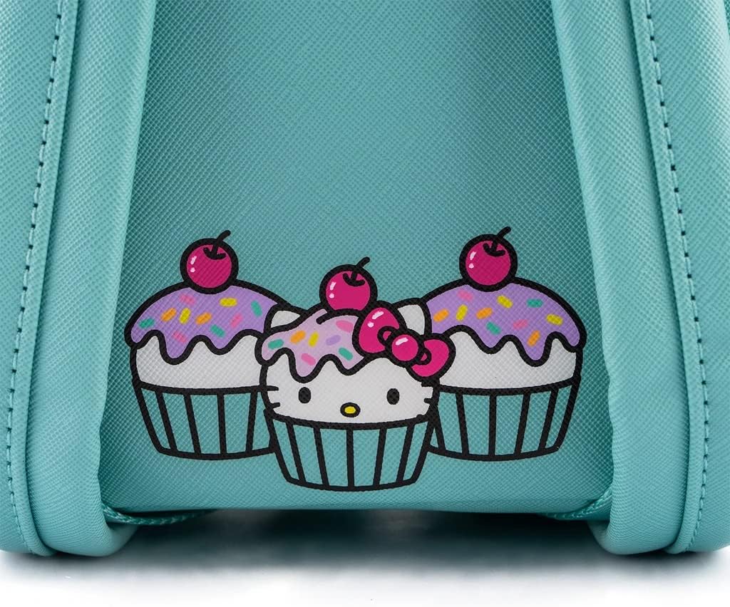Loungefly Sanrio Hello Kitty Cupcake Adult Womens Double Strap Shoulder Bag Purse - Image 5