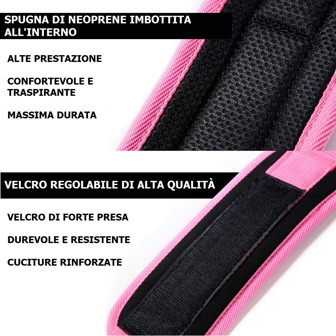 2 Cavigliere Per Puleggia FEVAN - Imbottite, Regolabili, Per Allenamento Gambe - Foto 4