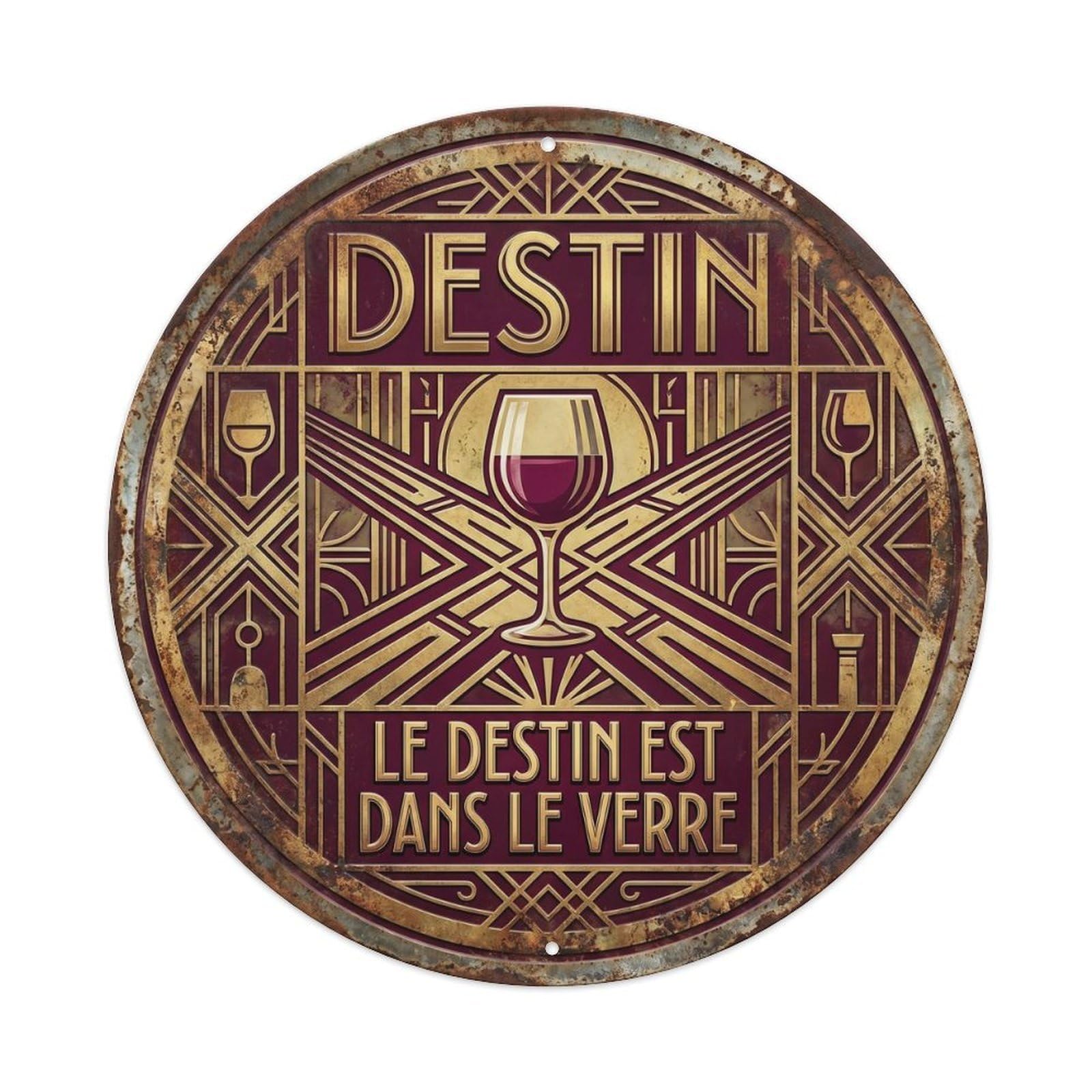 Destiny Humorous Tavern Destiny Metal Tin Sign