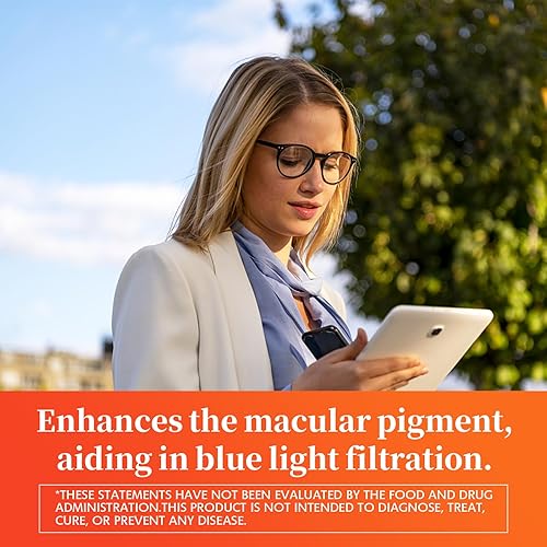 Miniatura 5 de Nature's Key Gomitas de luteína de 12 mg con zeaxantina y vitamina A para niños y adultos  Suplemento de salud ocular y función cerebral  Sabor a