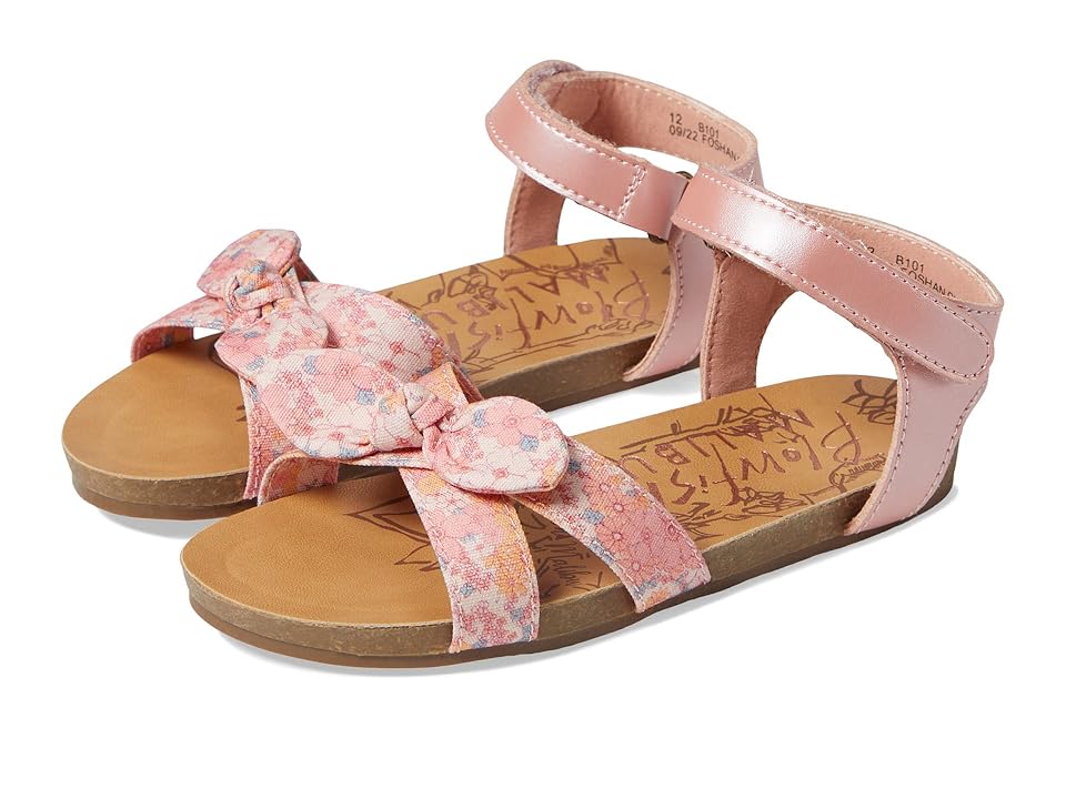 Blowfish Malibu Kids Gracelynn-T (Toddler/Little Kid) (Pink Amelia/Rose Gold Die Cut) Girl's Shoes INTERNATIONAL SHIPPING