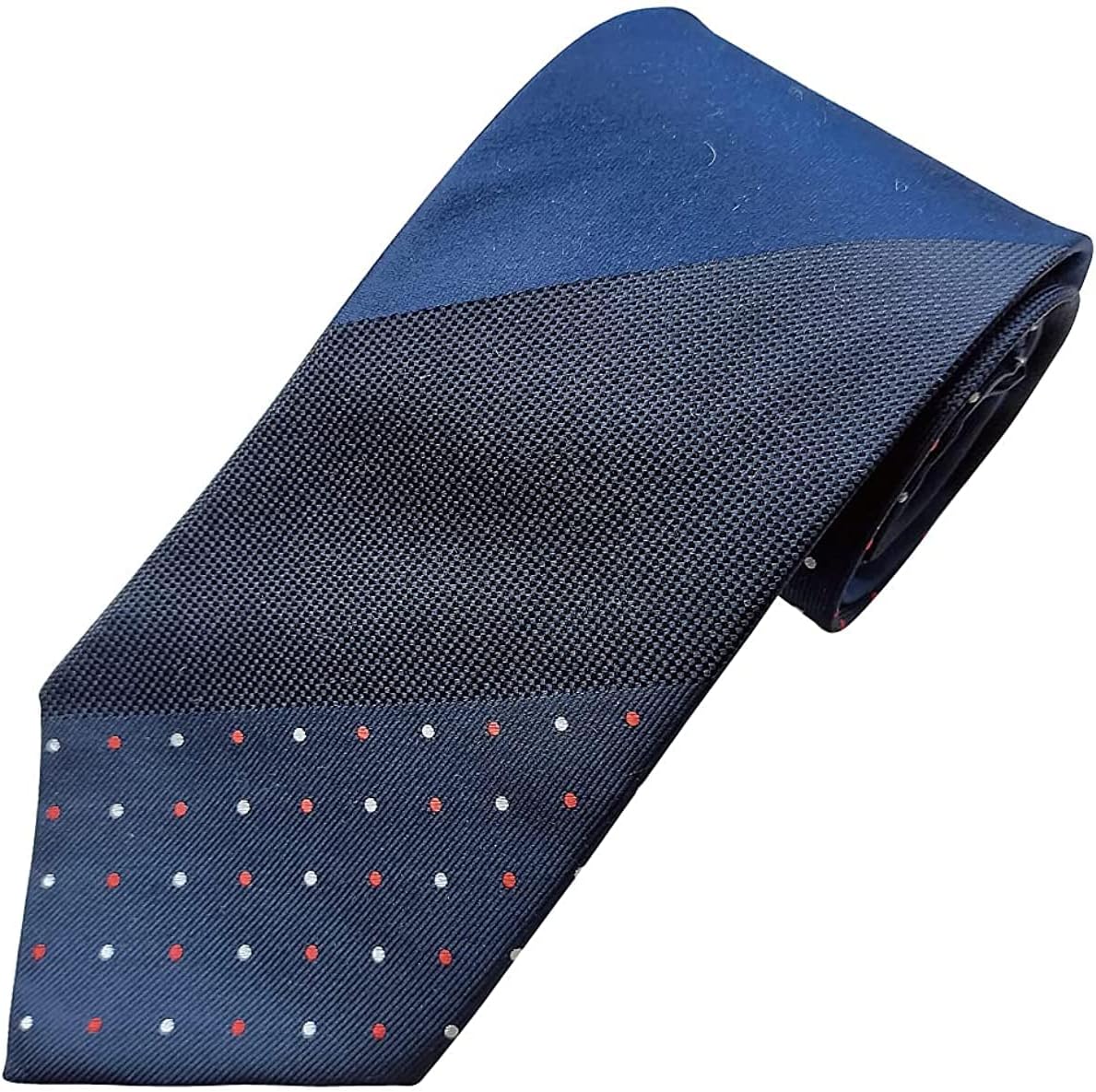 未使用】fiorio フィオリオ ネクタイ ソリッド 紺 タグ付き 2025年最新