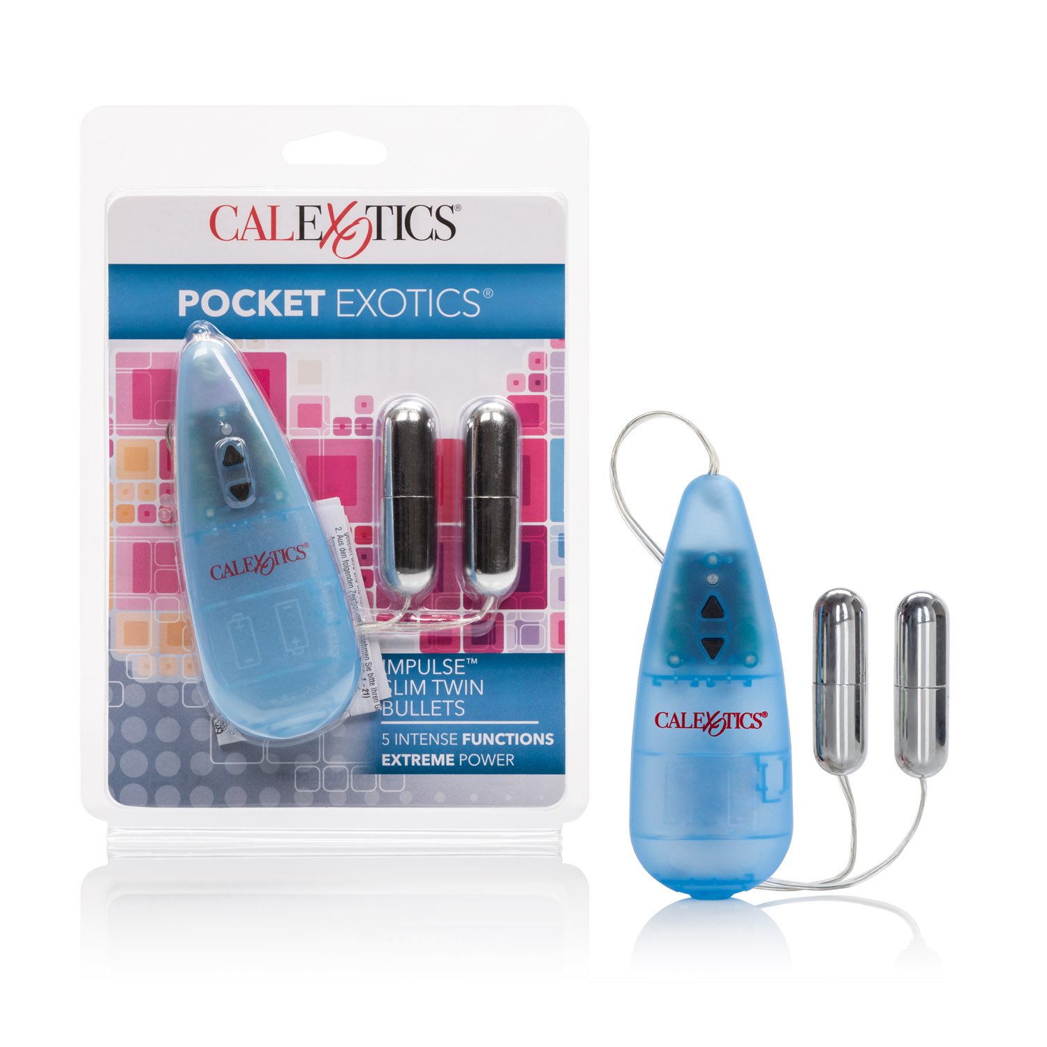 automatic thrusting male masturbators Pocket Exotics Vibrating Metallic Bullet Vibe, 2.25