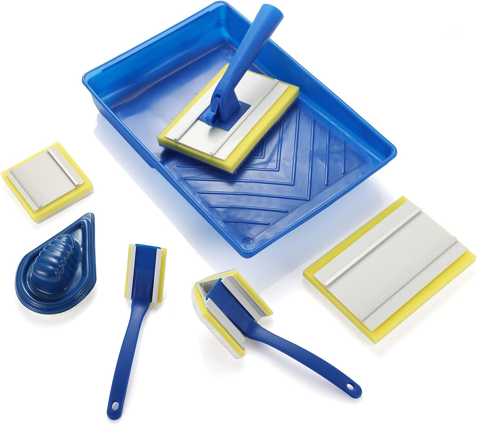 Paint pad Set,Corner Walls & Ceilings Pad Painter, 7-Inch,Painter¡¯s Pad Refills, Large Corner Edging Window,Trim and Touch-Up Pad,Pack of 8