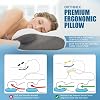 Memory Foam Pillow - Ergonomic Supportive Neck Pillow for Comfortable Side Sleepers