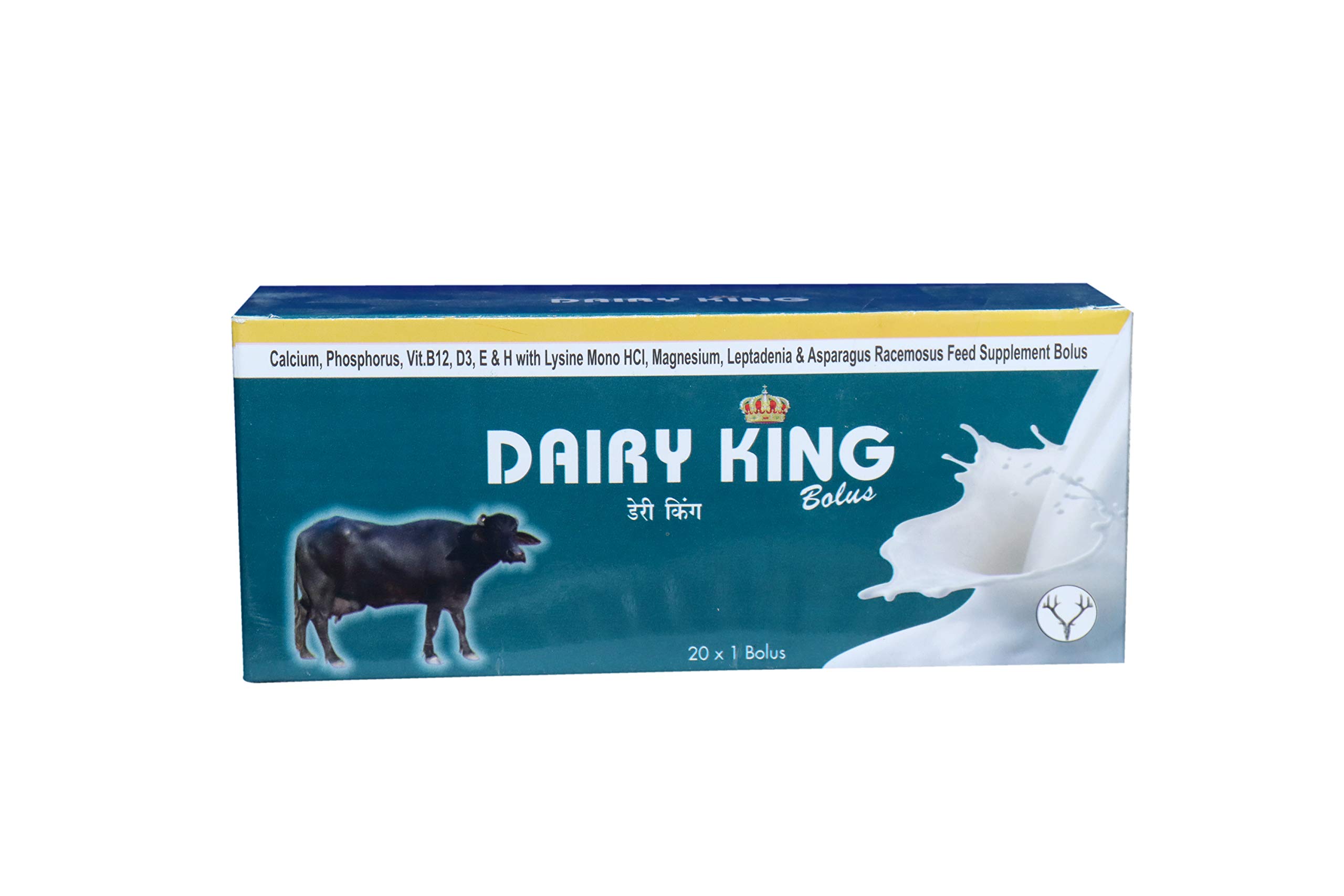 Swarnyuga Dairy King Bolus, Veterinary Calcium Bolus Fortified with Vitamin d3, Leptadenia and Asparagus (B08WRQP5QH) Amazon Price History, Amazon Price Tracker