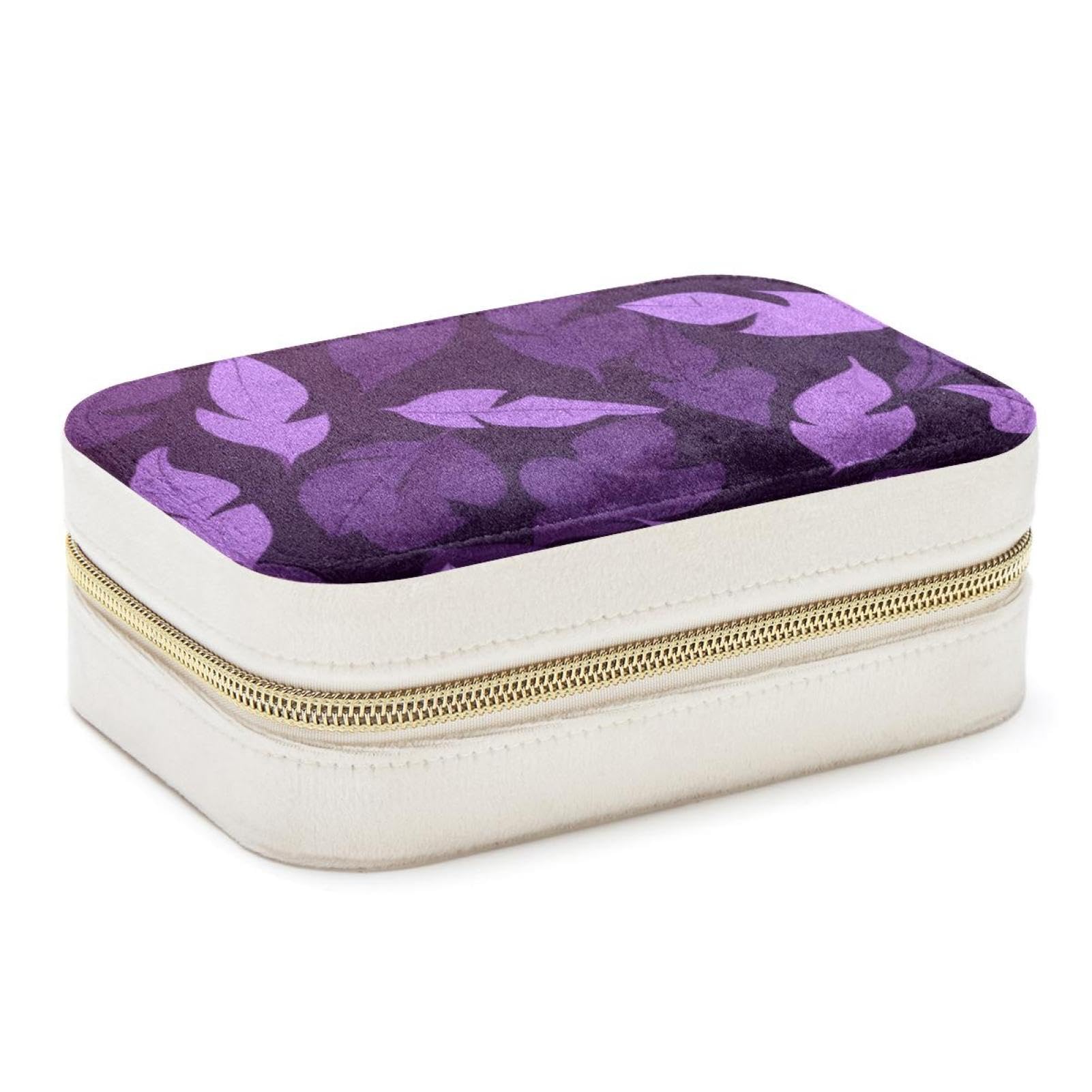 Organiseur de voyage pour bijoux en velours compact pour valises et déplacements de week-end