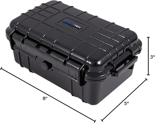 Miniatura 8 de Smokesafe Maleta mediana antihumedad de 7.5 pulgadas, resistente al olor, almacenaje de viaje, contenedor de cajas de almacenamiento, se adapta a