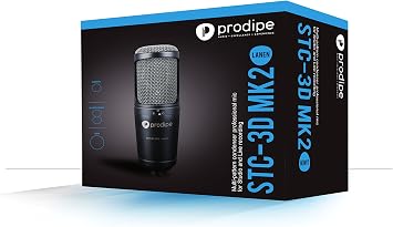 Prodipe STC-3D-MK2 Omnidirectional Condenser Microphone for Studio and Recording