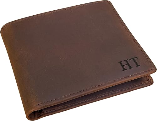 Miniatura 8 de Cartera personalizada de cuero para hombre cartera personalizada cartera grabada a mano regalo para él marido novio aniversario papá hijo Navidad