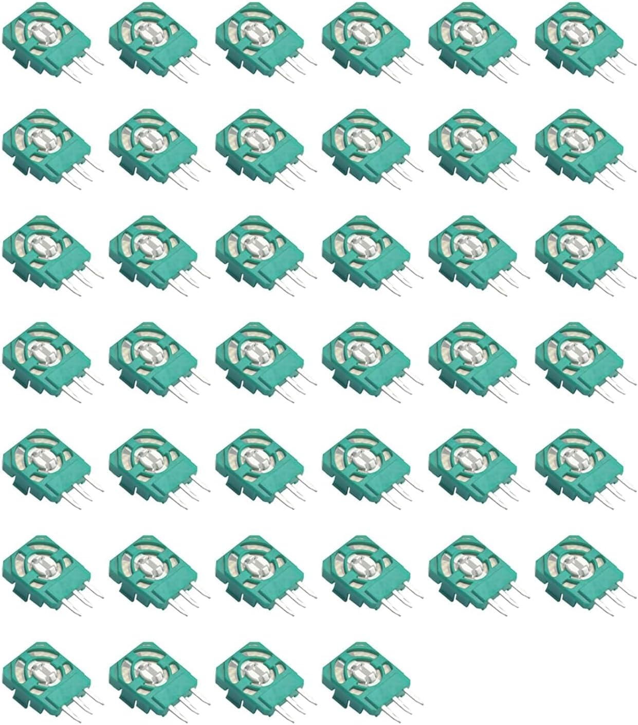 Young Wolf 40pcs Replacement Trimmer Potentiometer Sensor Compatible for PS4 Controllers 10k Ohm Trim-Pot Gasket Repair Parts for Xbox One PS3 PS4 Switch Pro Thumb Stick Analog Joystick