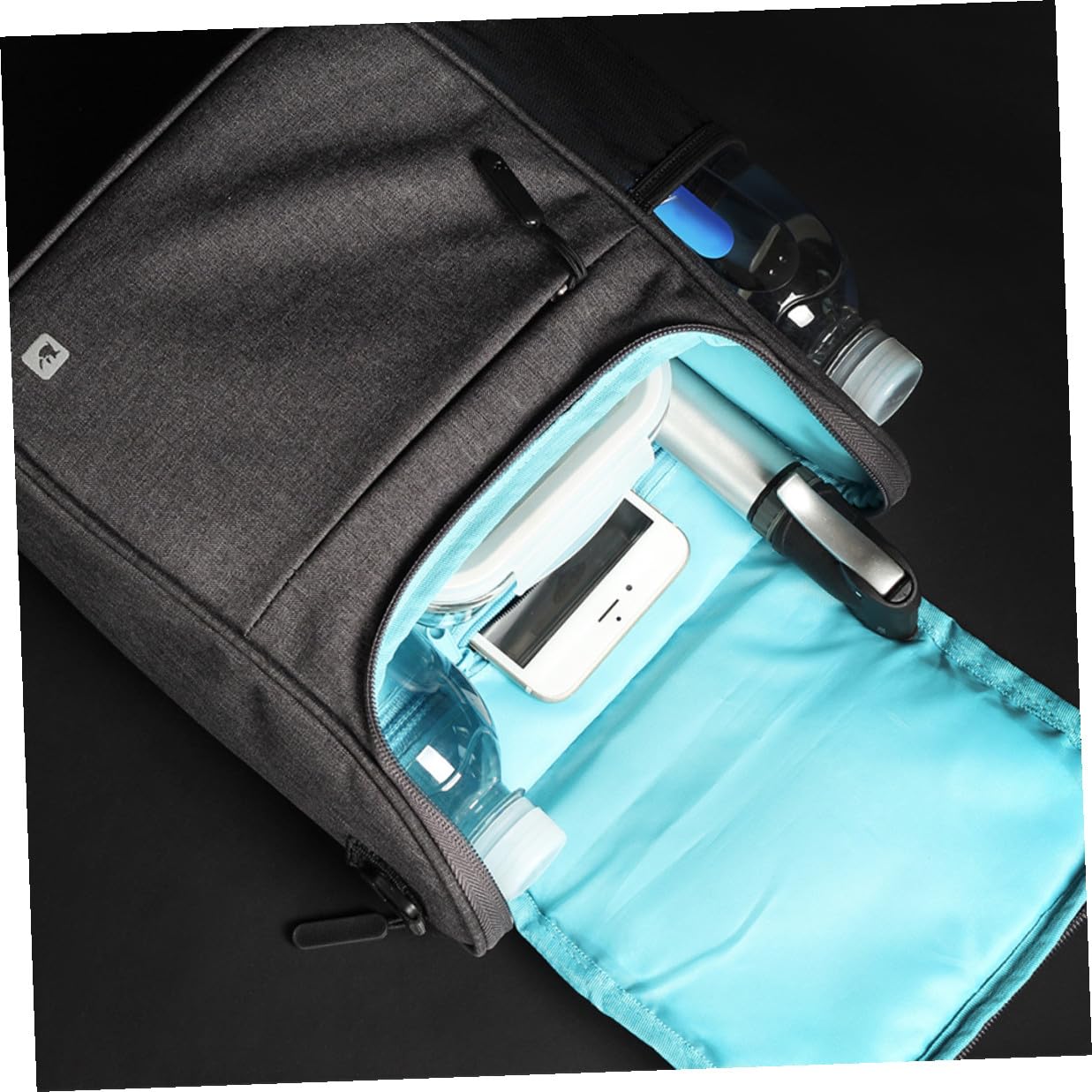 Hemobllo Borsa Manubrio Bici Capienza Borsa Anteriore Per Bici Accessorio Ciclismo Fissaggio Manubrio Chiusura Scatto
