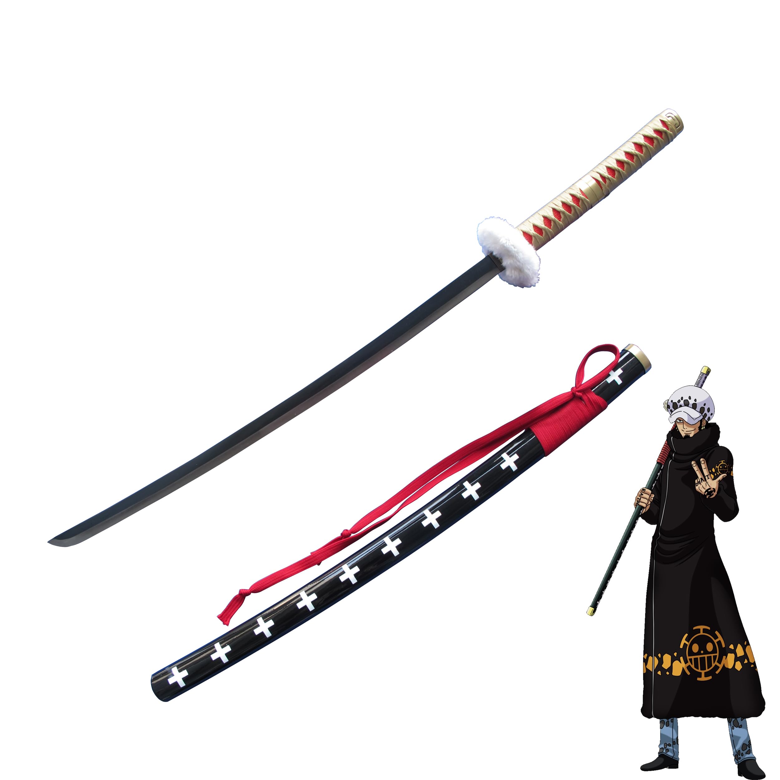 Amazon.com: YonghoSword One Piece Sword Roronoa Zoro Red Hair