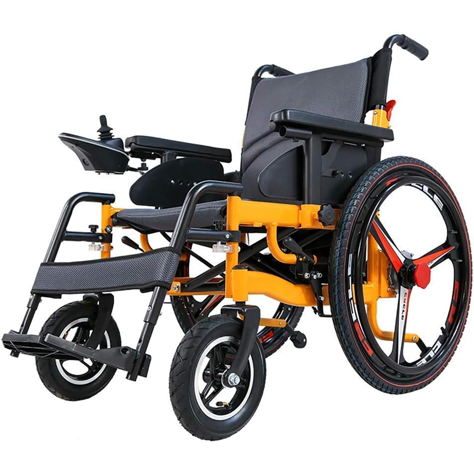 ZAIED Sillas De Ruedas Eléctricas Para Adultos Plegables Motorizadas Ligeras Deluxe Aluminio Adecuadas Para Sillas De Ruedas Eléctricas Para Mayores Y Discapacitados
