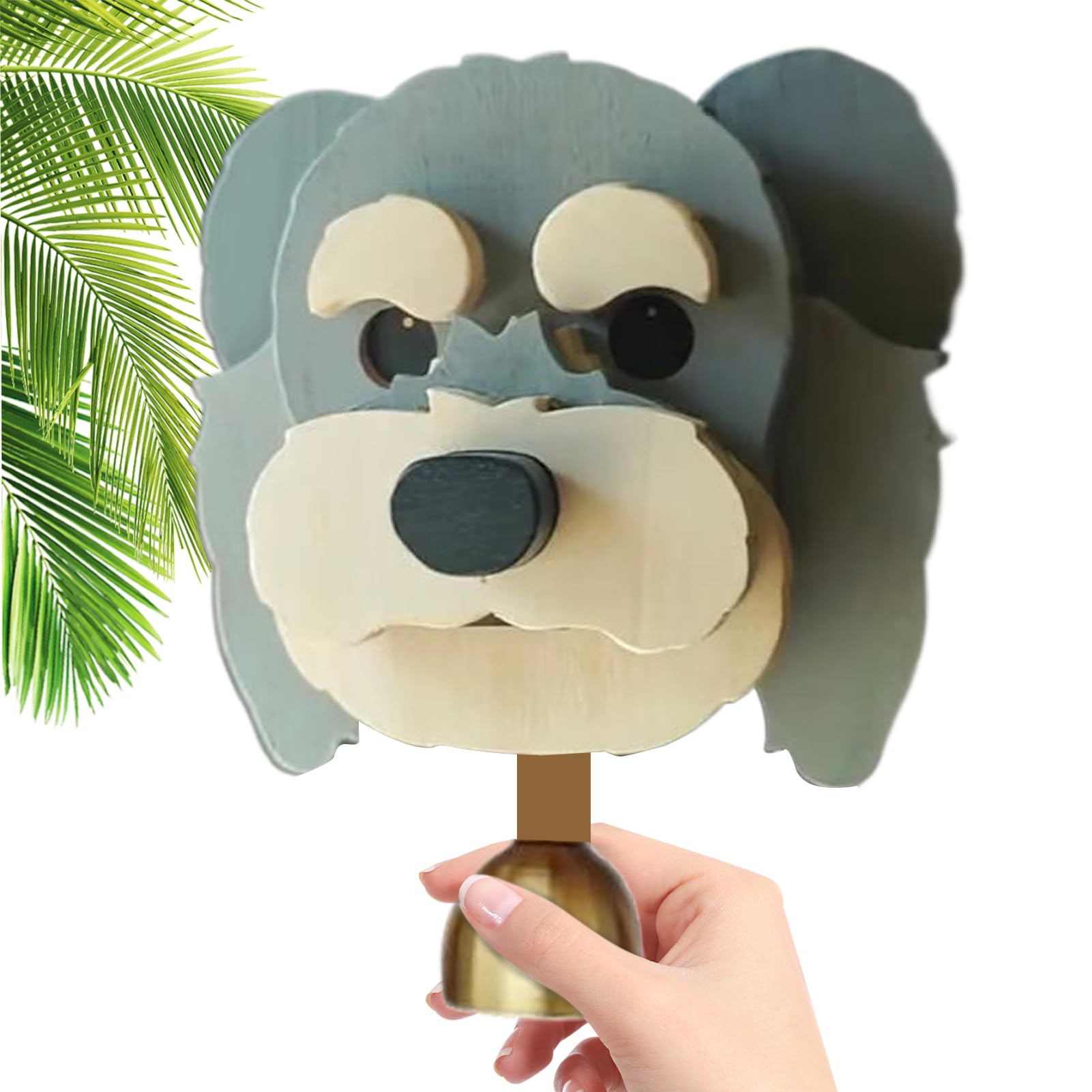 Cloche pour ouverture de porte design chien pour accueillir vos invités avec élégance