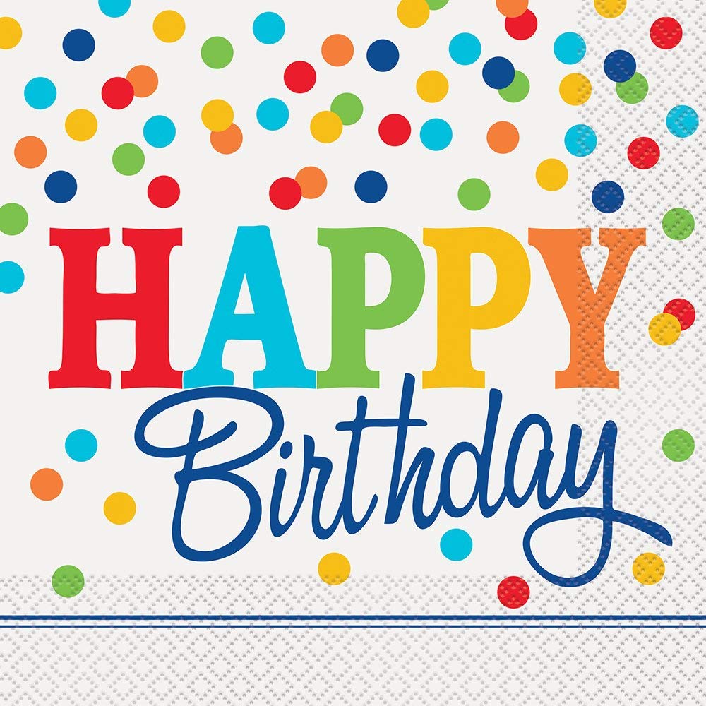 Unique Rainbow Polka Dot Napkin